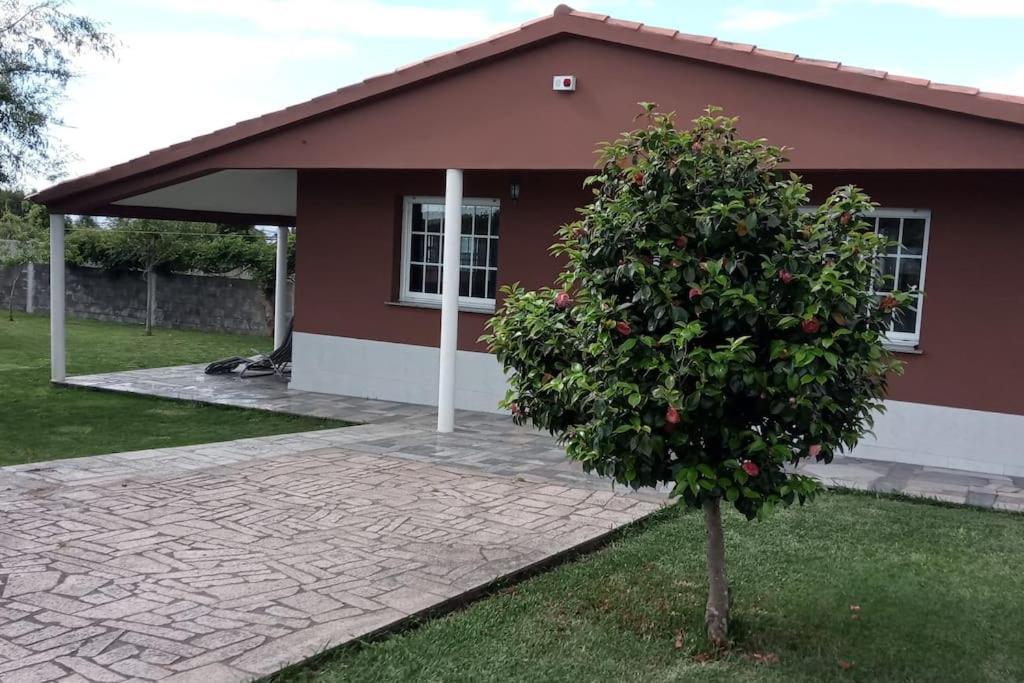 Вилла Casa En Playa Mexilloeira Понтеведра Экстерьер фото